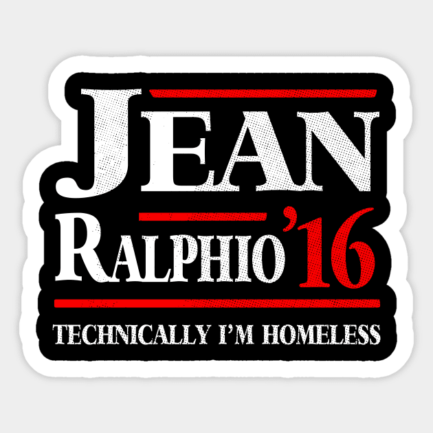 Jean Ralphio Sticker by dumbshirts